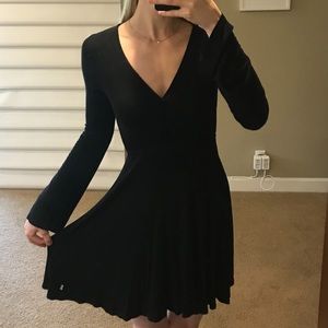 Black long sleeve dress